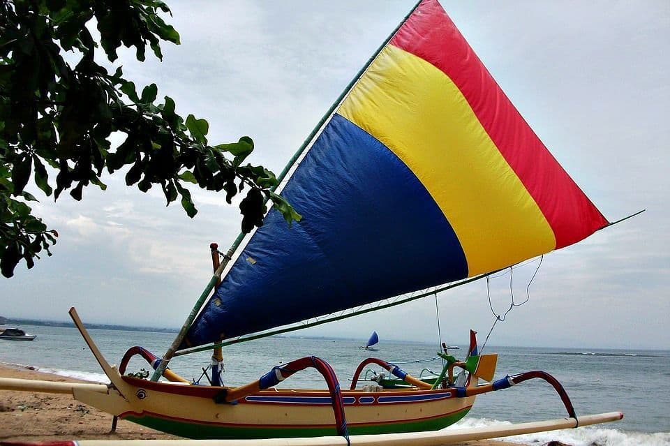 Jukung - traditional fishing boat