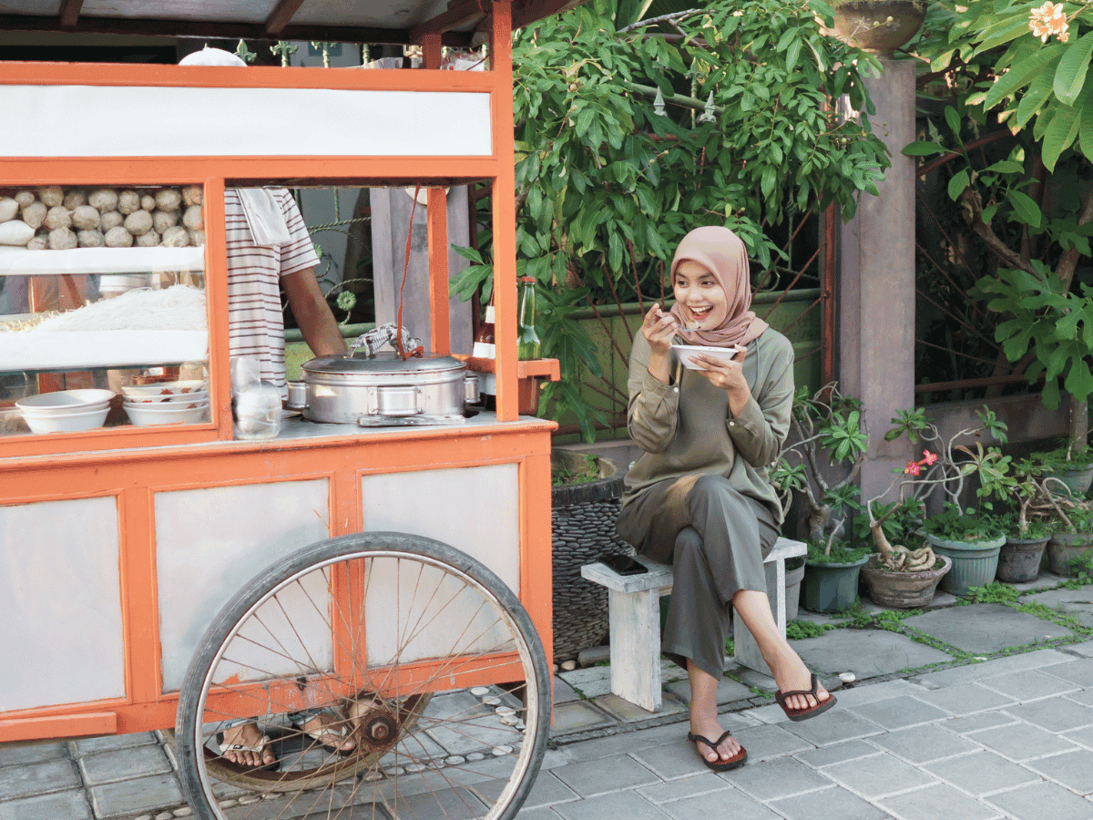 Warung without seatings