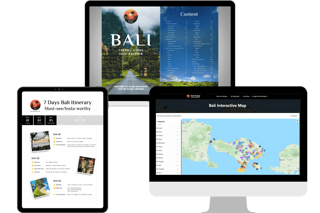 Bali ready Travel toolkit content preview