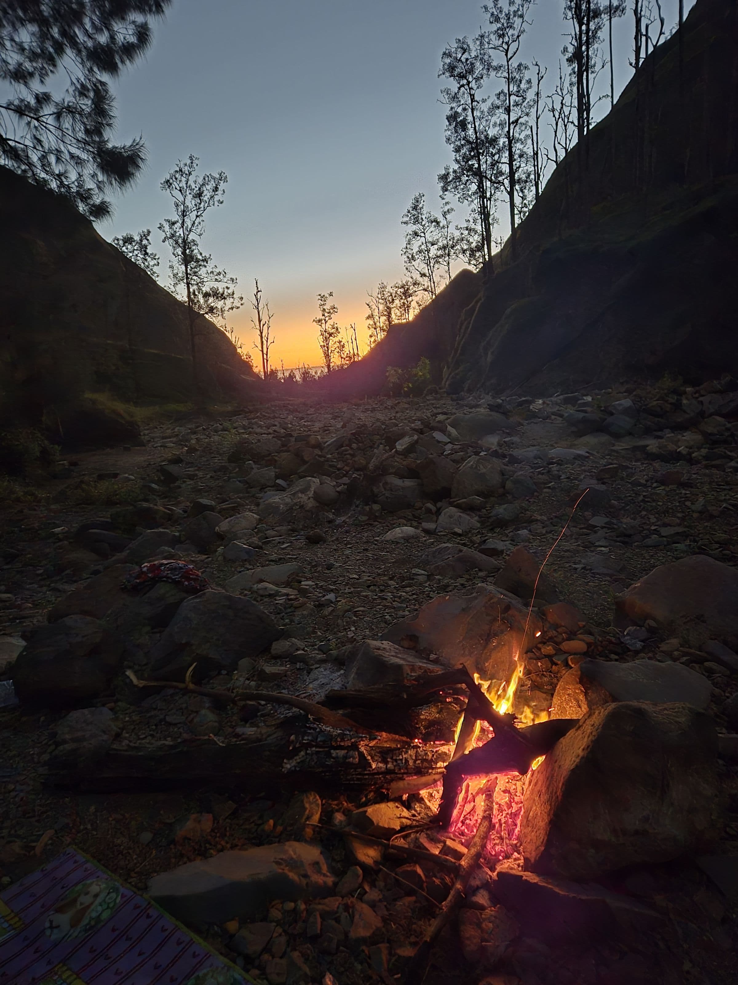 Rinjani hike, Torean route camping