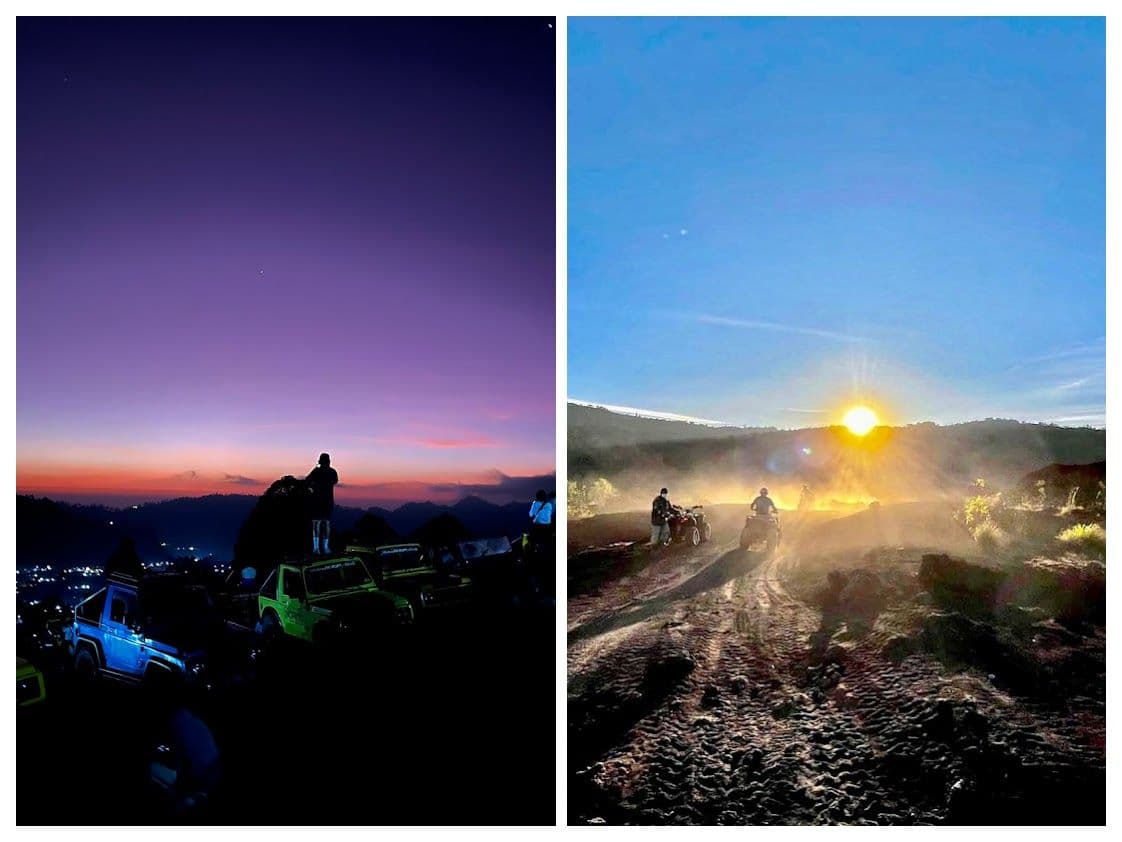 Mount Batur by motorized vehicle