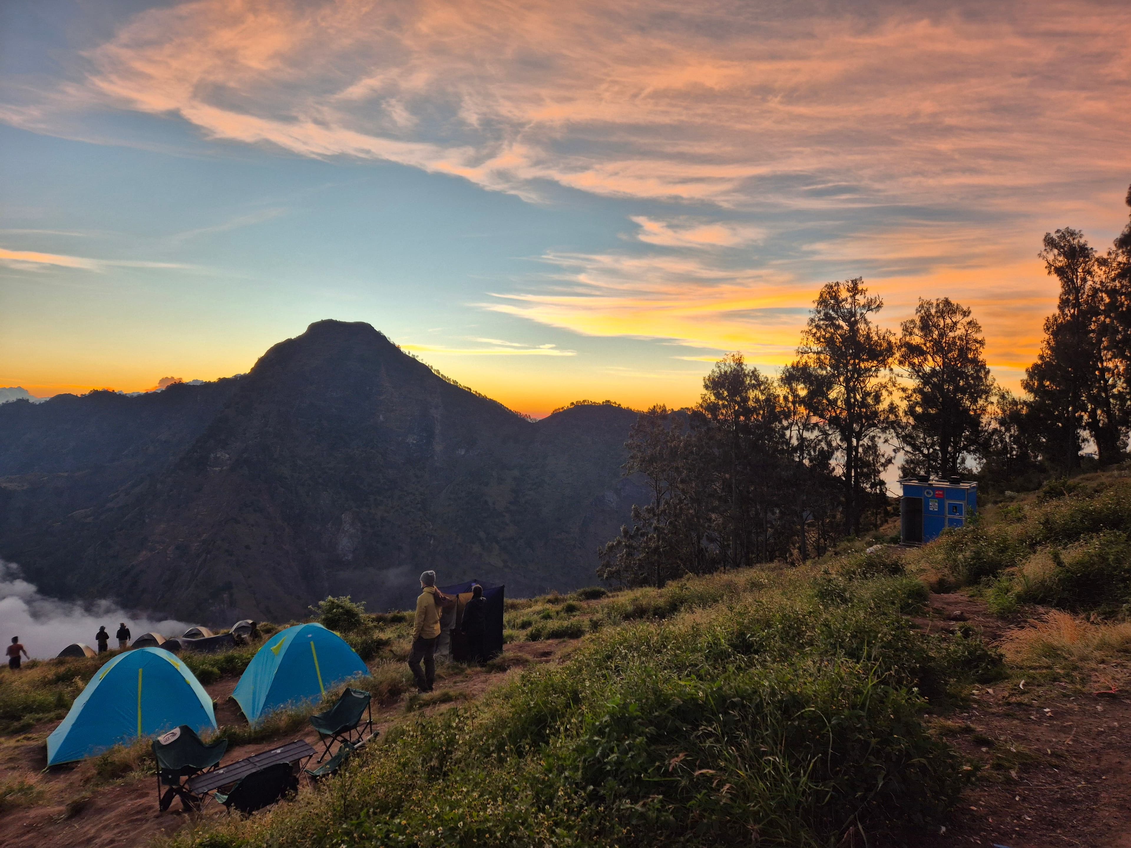 Rinjani Sembalun Rim camp