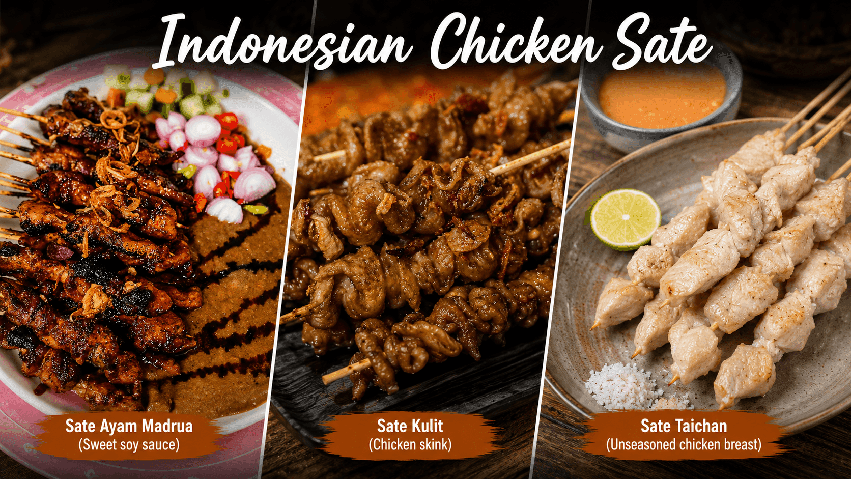 Indonesian chicken sate