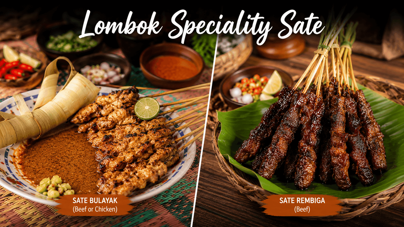 Lombok speciality sate